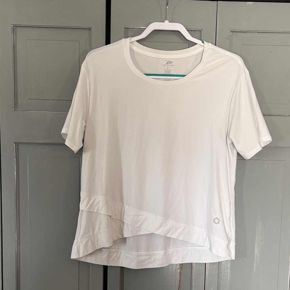Pro Player White Asymmetrical Women's Tee